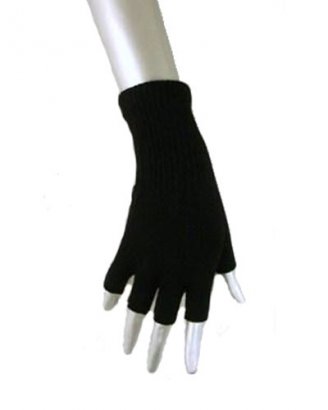 vantar svarta fingerlösa